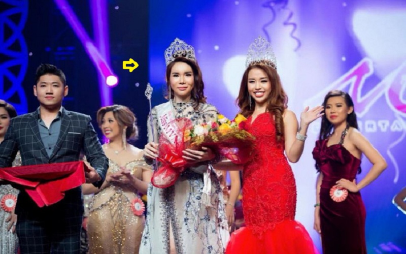 Bức ảnh người đẹp từng đăng quang cuộc thi Miss Vietnam Continents năm 2018.