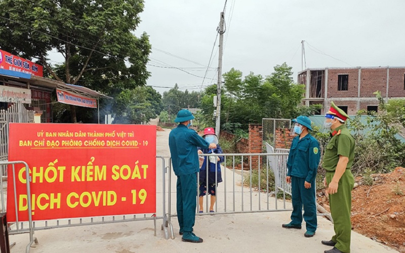 Diễn biến mới dịch COVID-19 tại Phú Thọ.
