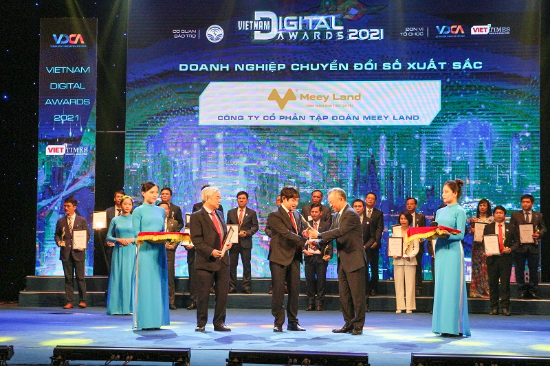 Công ty CP Tập đoàn Meey Land được vinh danh tại Vietnam Digital Award.