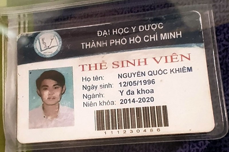 Thẻ sinh viên được cho là của Nguyễn Quốc Khiêm.