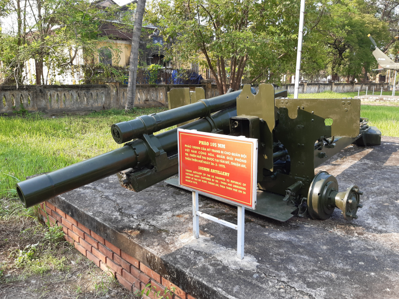 Pháo 105mm của Mỹ trang bị cho Quân đội Việt Nam cộng hòa.