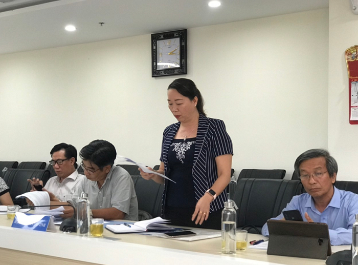 Bà Nguyễn Thị Ái Vân, Phó Chủ tịch HĐND tỉnh kết luận buổi làm việc.