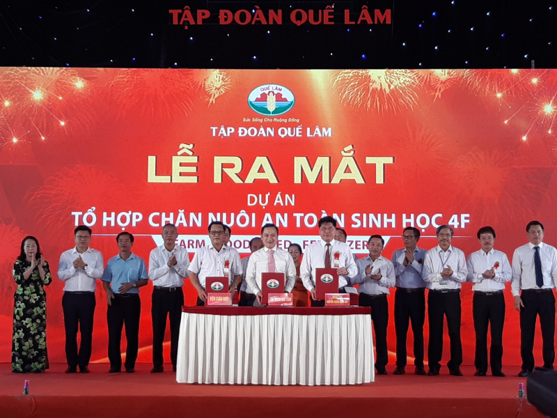 Ký kết hợp tác giữa Tập đoàn Quế Lâm với các đối tác.