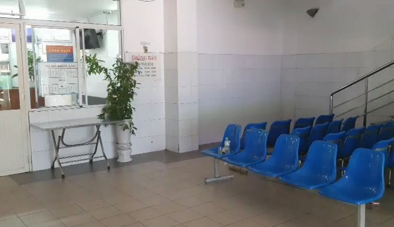 Bệnh viện Đà Nẵng trong những ngày bị phong tỏa.