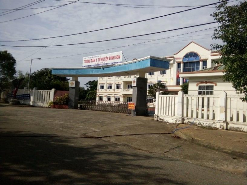 Trạm y tế huyện Bình Sơn.