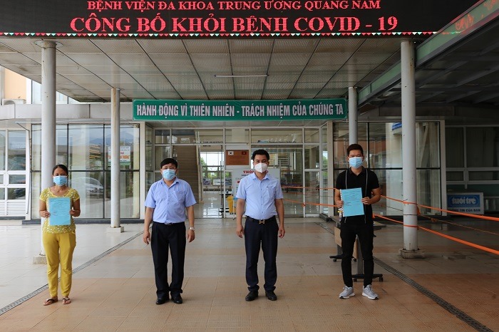 2 bệnh nhân Covid-19 ở Quảng Nam xuất viện.