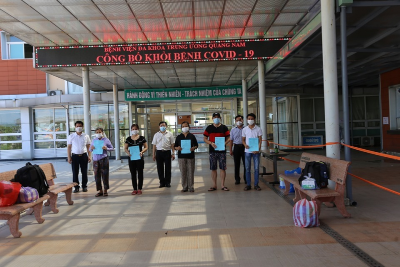 Thêm 11 bệnh nhân mắc COVID-19 ở tỉnh Quảng Nam được xuất viện.