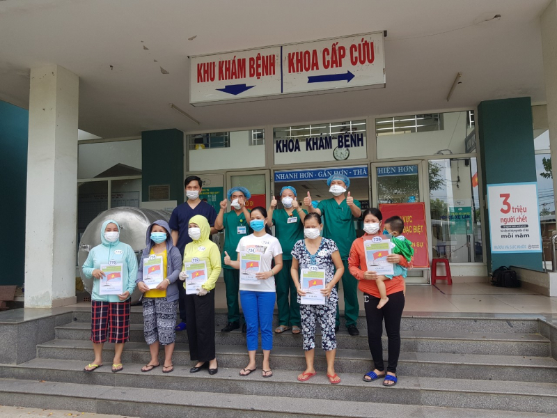 Có 164 trường hợp điều trị tại Đà Nẵng đã khỏi bệnh.