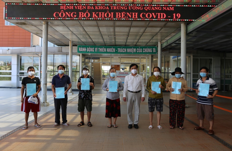 Thêm 13 bệnh nhân Covid-19 ở Quảng Nam được khỏi bệnh.