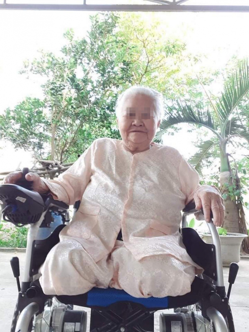 Bệnh nhân Nguyễn Thị C (92 tuổi).
