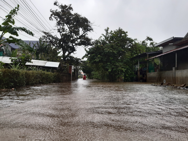 Một số khu vực trên địa bàn tỉnh Thừa Thiên Huế đã bị ngập lụt. Ảnh: Tuấn Hiệp.