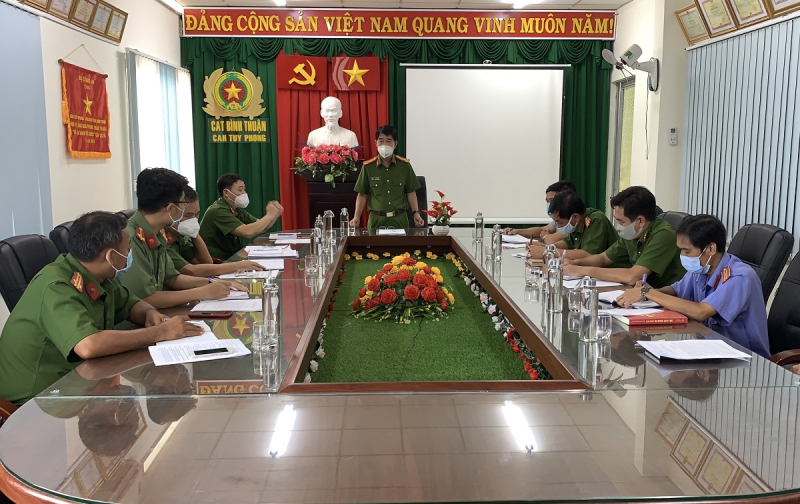 Đại tá Phạm Thật, Phó Giám đốc Công an Bình Thuận trực tiếp chỉ đạo điều tra vụ án.