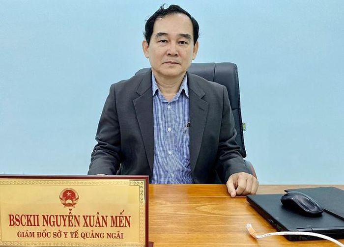 Ông Nguyễn Xuân Mến, Giám đốc Sở Y tế Quảng Ngãi. Ảnh: A. Khoa.