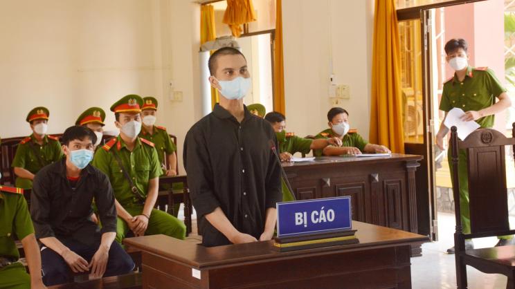Bị cáo Dương Văn Được tại phiên tòa sơ thẩm ngày 22.12. Ảnh: Bách Hỷ.