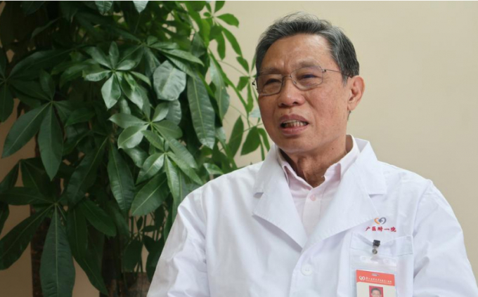 Ông Zhong Nanshan, người đứng đầu nhóm theo dõi vụ dịch virus corona mới từ Vũ Hán của Ủy ban Y tế Quốc gia Trung Quốc, trả lời phỏng vấn với Reuters tại Quảng Châu, tỉnh Quảng Đông, Trung Quốc ngày 11/2/2020.