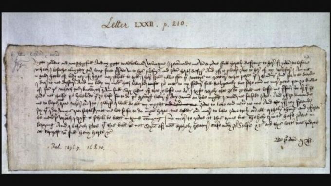 Đây là lời chúc ngày Valentine lâu đời nhất được biết đến bằng tiếng Anh. Nó được viết vào năm 1477.