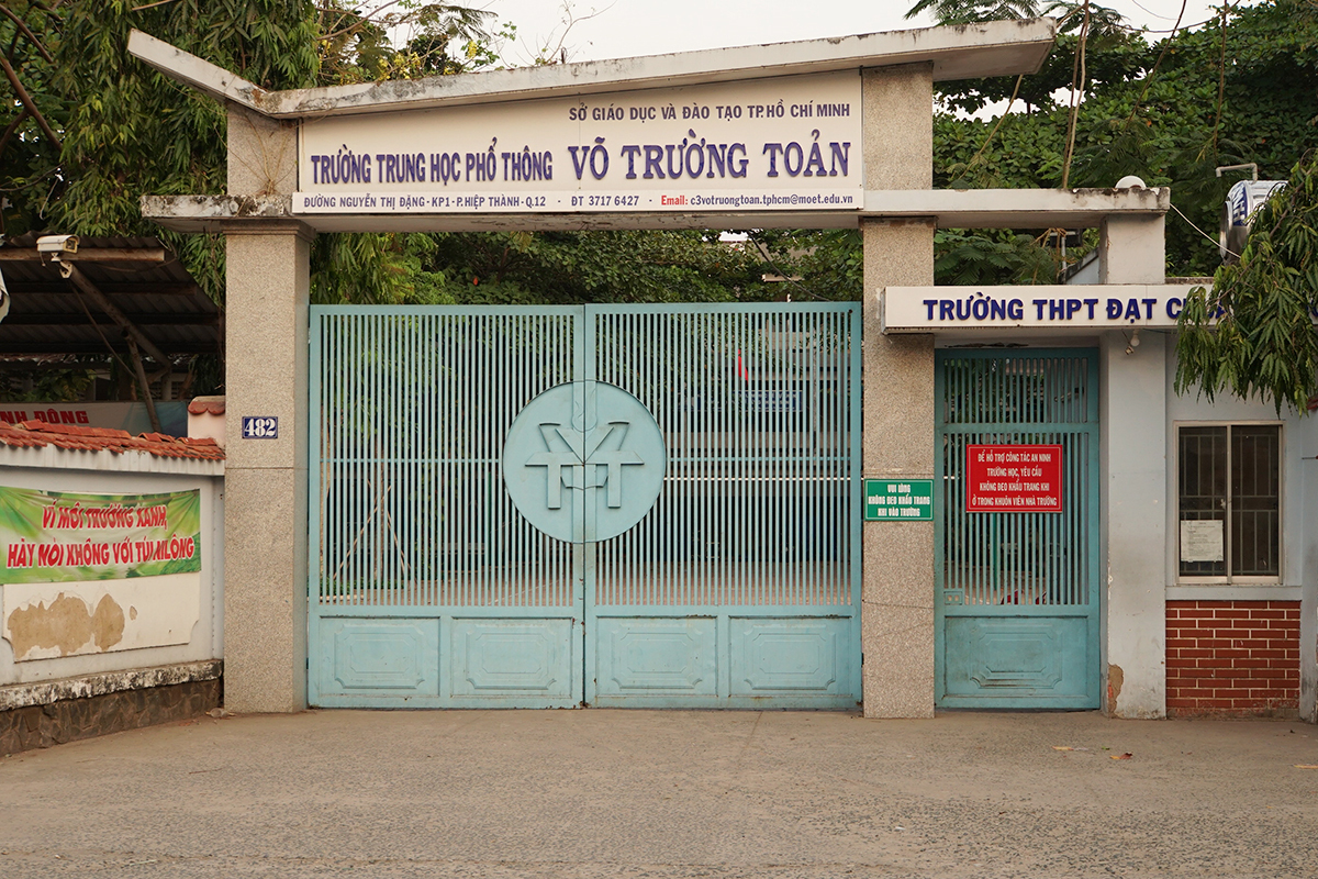 Các trường học ở Sài Gòn tiếp tục đóng cửa vì dịch Covid-19 ngày càng phức tạp. Ảnh: Vnexpress.