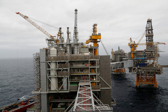 Một giàn khoan dầu ngoài khơi Na Uy. Ảnh: Reuters.