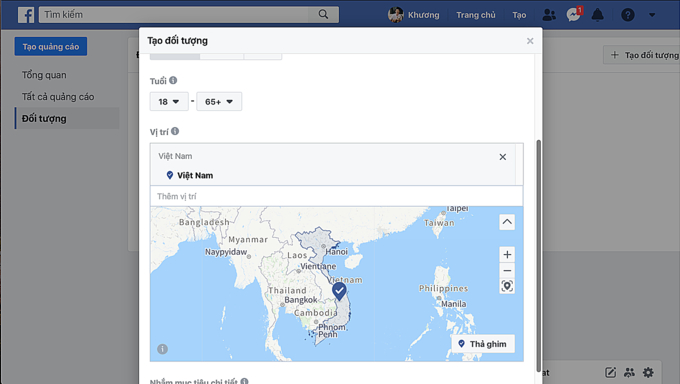 Facebook đã mô tả sai về bản đồ Việt Nam khi hai quần đảo Trường Sa, Hoàng Sa bị xoá khỏi bản đồ Việt Nam.