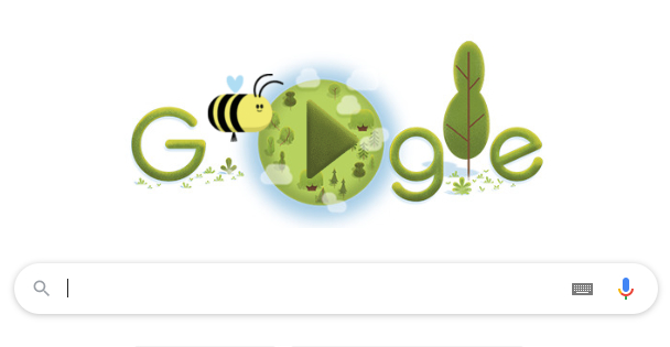 Google Doodle hôm nay kỉ niệm Ngày Trái đất 2020.