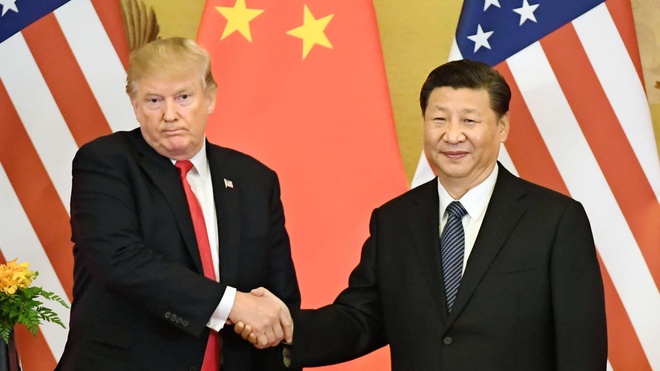 Tin thế giới 5/6: Thủ tướng Singapore nói Trung Quốc không thể thay Mỹ. Ảnh: Hai nhà lãnh đạo Mỹ-Trung.