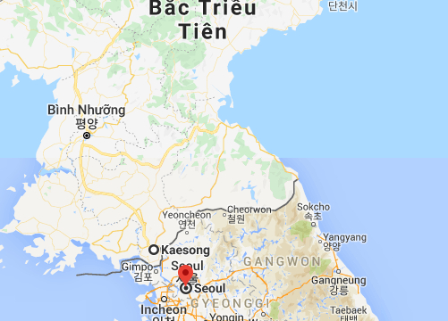Thị trấn biên giới Kaesong chỉ cách Seoul 50 km.
