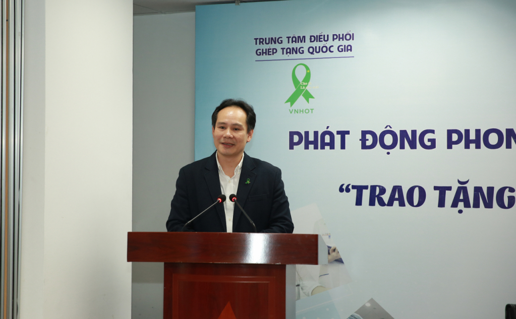 Ông Nguyễn Hoàng Phúc – Phó Giám đốc Trung tâm điều phối Quốc gia về mô tạng cơ thể người.