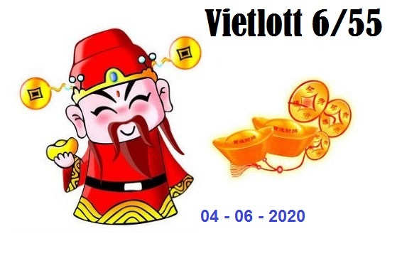 XS Vietlott hôm nay - Kết quả xổ số Vietlott 6/55 hôm nay thứ 5 ngày 4/6/2020