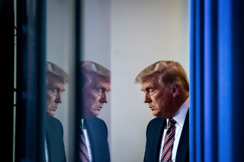 Tổng thống Trump tại Nhà Trắng hôm 21/11. Ảnh: Washington Post.