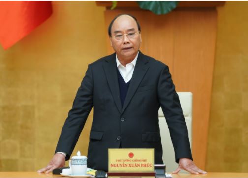 Thủ tướng Nguyễn Xuân Phúc: Tạm dừng các chuyến bay thương mại. Ảnh VGP/Quang Hiếu