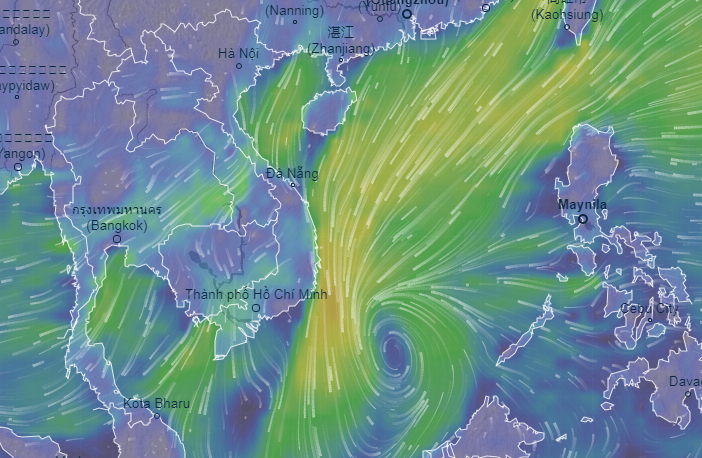 Tin không khí lạnh mới nhất 21/12 và tình hình bão số 14 trên Biển Đông