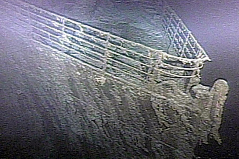 Một phần xác tàu Titanic. Ảnh: AFP