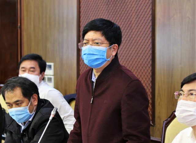  ThS. Nguyễn Trọng Khoa – Phó Cục trưởng Cục Khám chữa bệnh phát biểu tại cuộc họp.