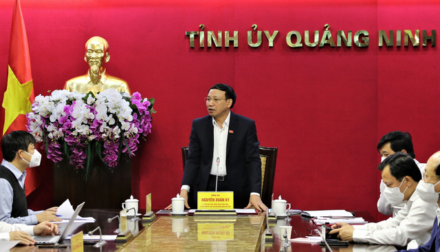  Bí thư Tỉnh ủy Nguyễn Xuân Ký phát biểu.
