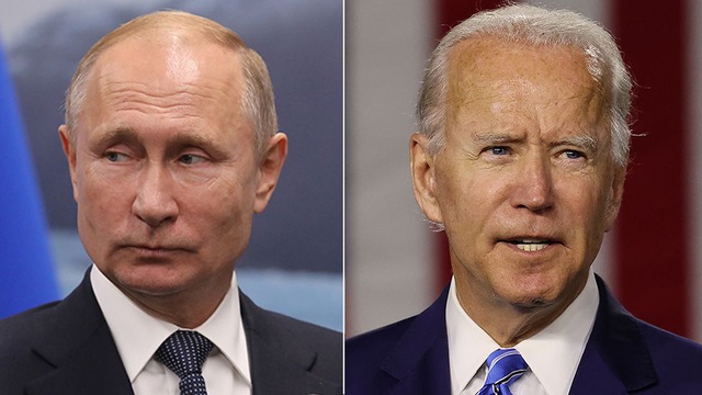  Tổng thống Mỹ Joe Biden (phải) và Tổng thống Nga Vladimir Putin (Ảnh: Getty).