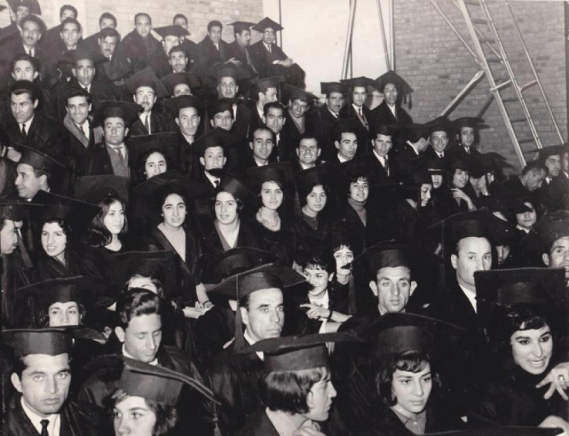 Sinh viên Đại học Kabul năm 1960.