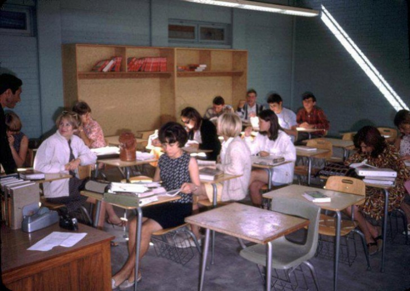 Một lớp học ở Kabul năm 1960.