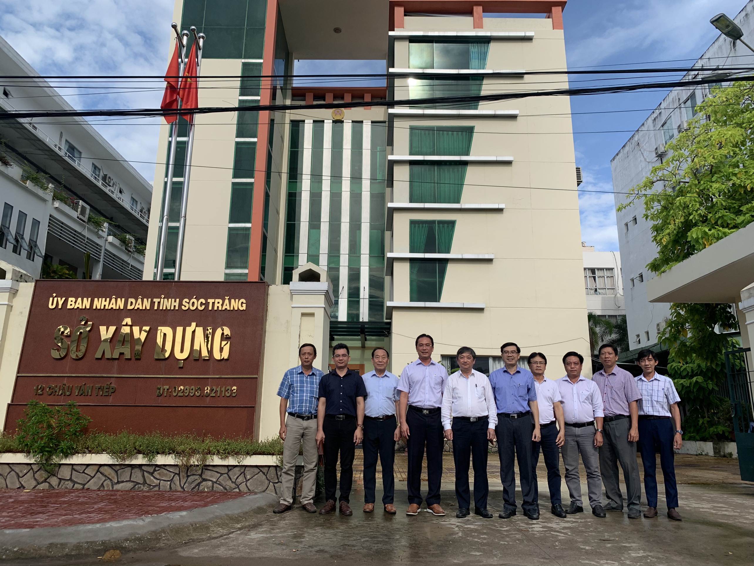  Đoàn Công tác Tổng hội Xây dựng Việt Nam làm việc với Hội Xây dựng tỉnh Sóc Trăng