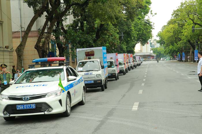 Các lực lượng Công an thành phố Hà Nội ra quân hưởng ứng Tháng hành động phòng, chống ma túy năm 2022