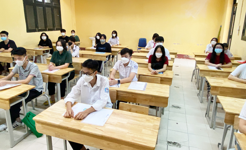  Thí sinh thi lớp 10 năm học 2022-2023 tại Hà Nội.