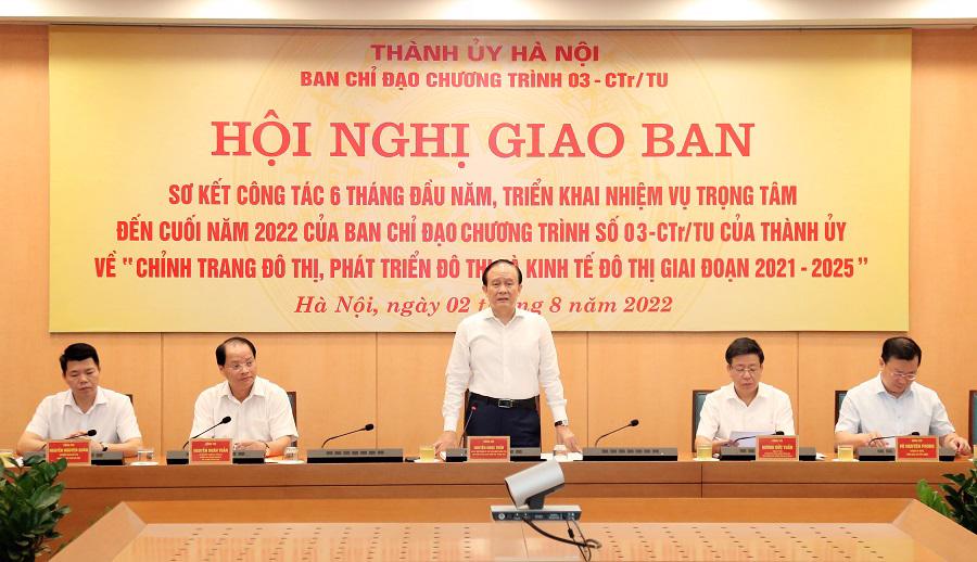  Phó Bí thư Thành ủy Hà Nội Nguyễn Ngọc Tuấn kết luận Hội nghị
