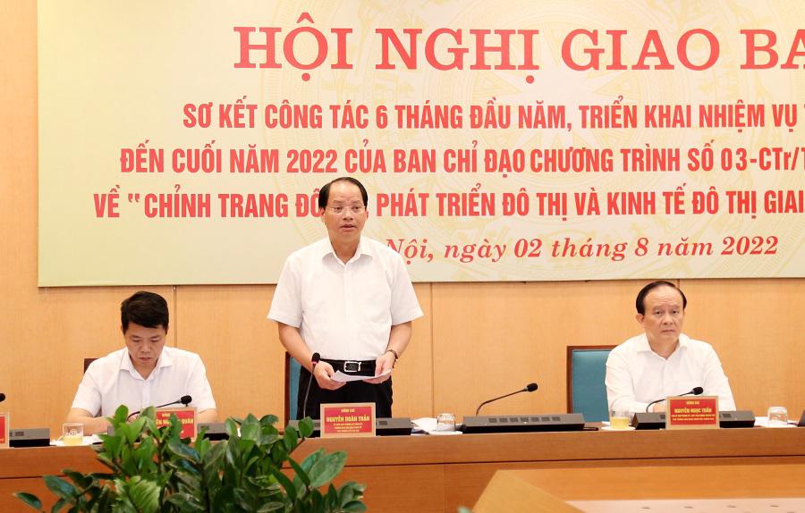  Trưởng Ban Dân vận Thành ủy Hà Nội Nguyễn Doãn Toản phát biểu