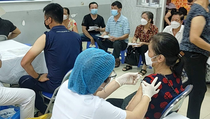  Quận Thanh Xuân đã đạt được kế hoạch tiêm chủng theo đúng tiến độ.