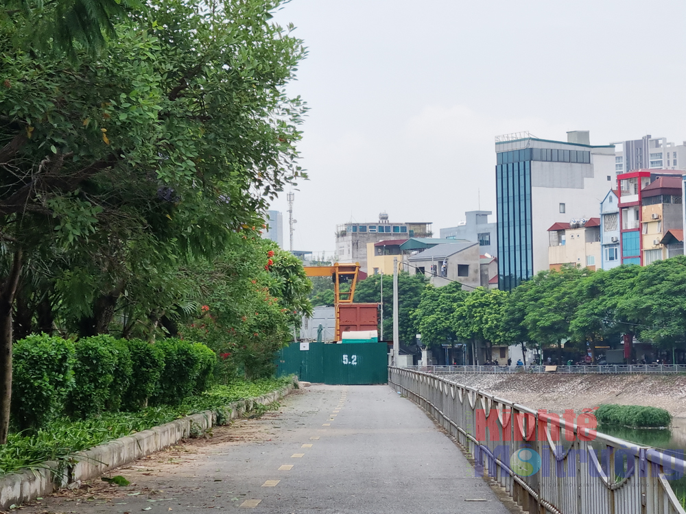  Tuyến đường bị Dự án xây dựng hạ tầng Nhà máy xử lý nước thải Yên Xá nuốt trọn. 