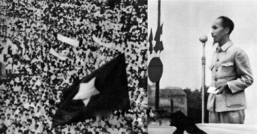  Ngày 2/9/1945, tại Quảng trường Ba Đình, Chủ tịch Hồ Chí Minh đọc Bản Tuyên ngôn độc lập khai sinh nước Việt Nam Dân chủ Cộng hòa. (Ảnh tư liệu)