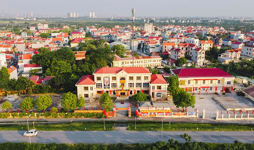  Việc xây dựng Nông thôn mới nâng cao ở xã Thượng Mỗ (huyện Đan Phượng) được triển khai cùng các tiêu chí để lên phường trong tương lai