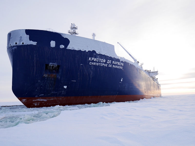 Christophe de Margerie, tàu chở LNG phá băng đầu tiên trên thế giới, rời cảng Sabetta của Nga đến Đường Sơn, Trung Quốc theo tuyến đường biển phía Bắc