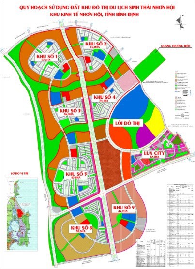 Phối cảnh dự án tại Nhơn Hội - Bình Định. Bất động sản Phát Đạt trúng đấu giá và phát triển các phân khu 2, 4, 9 tại Dự án Nhơn Hội.