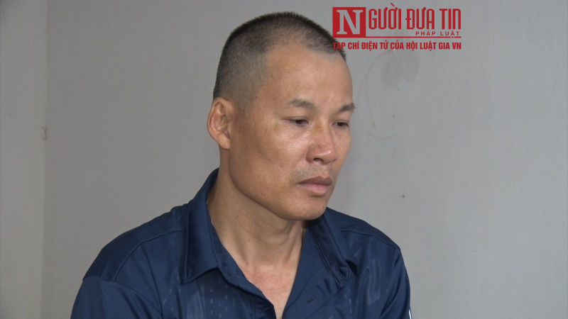 Hà 'sắc' - kẻ cầm đầu nhóm bảo kê ăn chặn tiền hỏa táng ở Nam Định. Ảnh Người đưa tin.