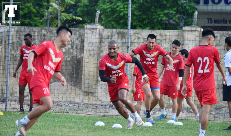 CLB Nam Định vừa có buổi tập cuối cùng để chuẩn bị cho trận đấu với HAGL tại Cúp Quốc gia 2020.